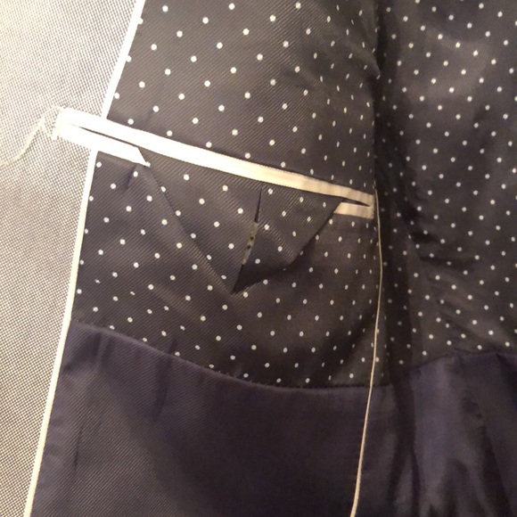 Light Blue Express Mens Sports Jacket size L - Picture 6 of 8